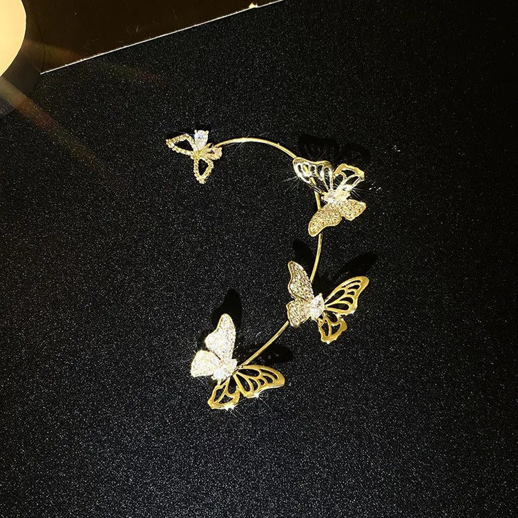 🔥Summer Hot Sale🌊	 Super Sparkling Zircon Butterfly Earring