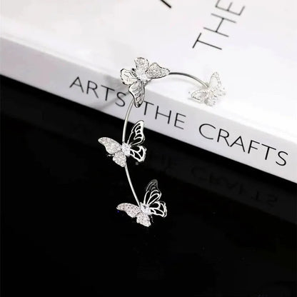 🔥Summer Hot Sale🌊	 Super Sparkling Zircon Butterfly Earring