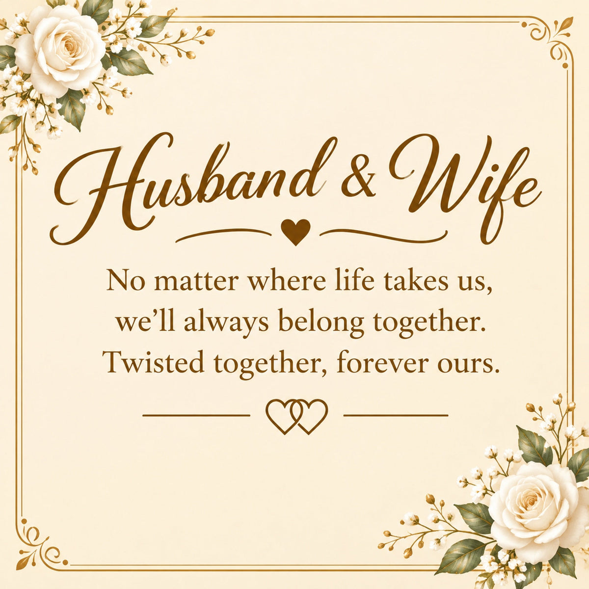 For Love- We Are Always Belong Together Twisted Diamond Bracelet
