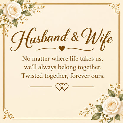 For Love- We Are Always Belong Together Twisted Diamond Bracelet