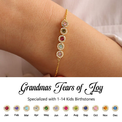 Celestial Bloom Birthstone Bracelet
