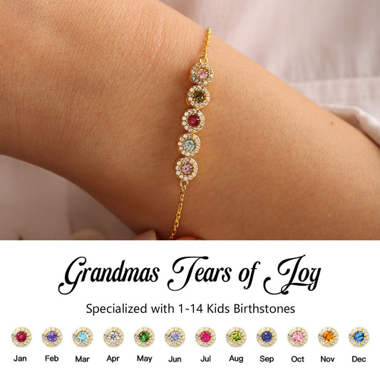 Celestial Bloom Birthstone Bracelet