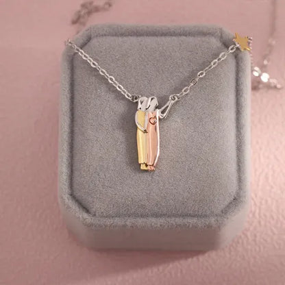FOR UNBIOLOGICAL SISTER - THANKS FOR ALWAYS BEING BY MY SIDE NECKLACE