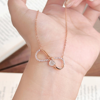 For Unbiological Daughter- Life Brought Us Together Infinity Necklace