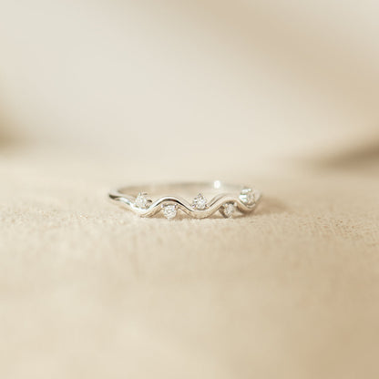 925 Sterling Silver Healing Is Not Linear Self Love Highs And Lows Wave Ring