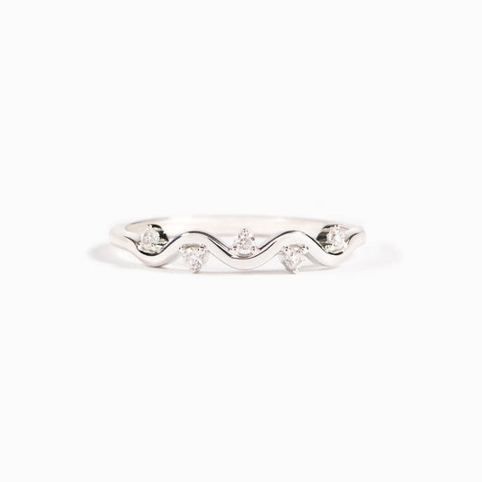 925 Sterling Silver Healing Is Not Linear Self Love Highs And Lows Wave Ring