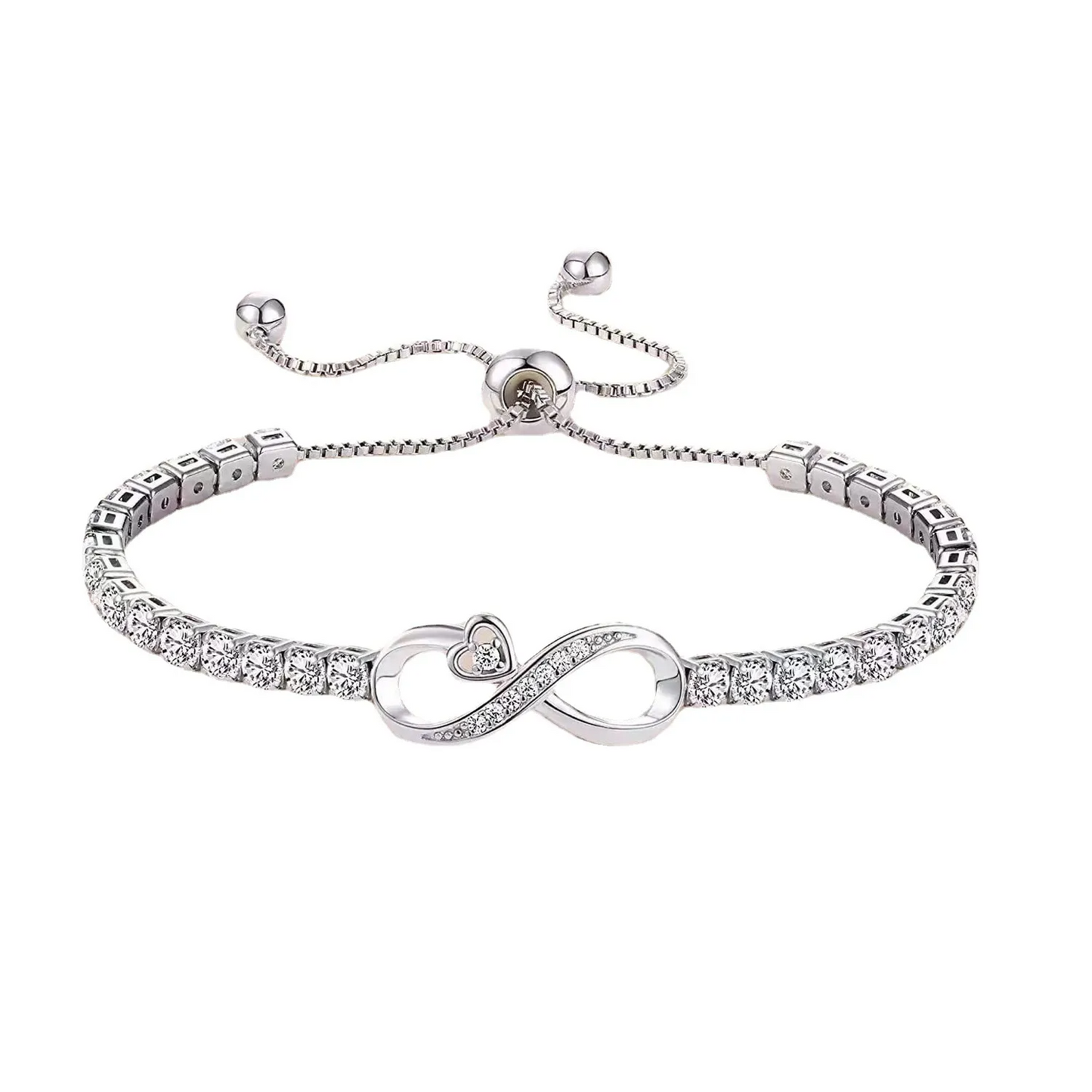 To My Daughter- Keep Me In Your Heart Infinity Bracelet