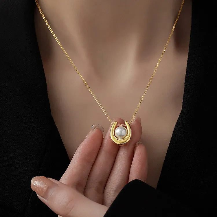 🔥Summer Hot Sale🌊	Queen Serena Pearl Necklace