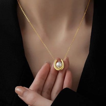 🔥Summer Hot Sale🌊	Queen Serena Pearl Necklace