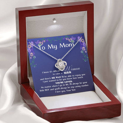 To My MOM - Love Knot Standard Box Love Knot, To My Beautiful Mom,Gift For Mom From Son