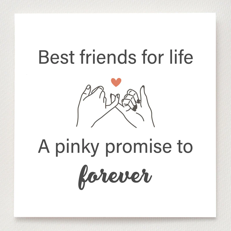 Best Friends For Life Pinky Promise Bracelet