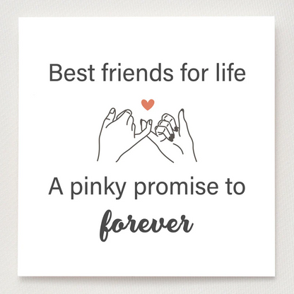 Best Friends For Life Pinky Promise Bracelet