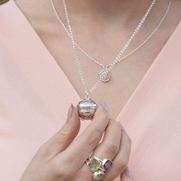 Expanding Photo Locket Necklace