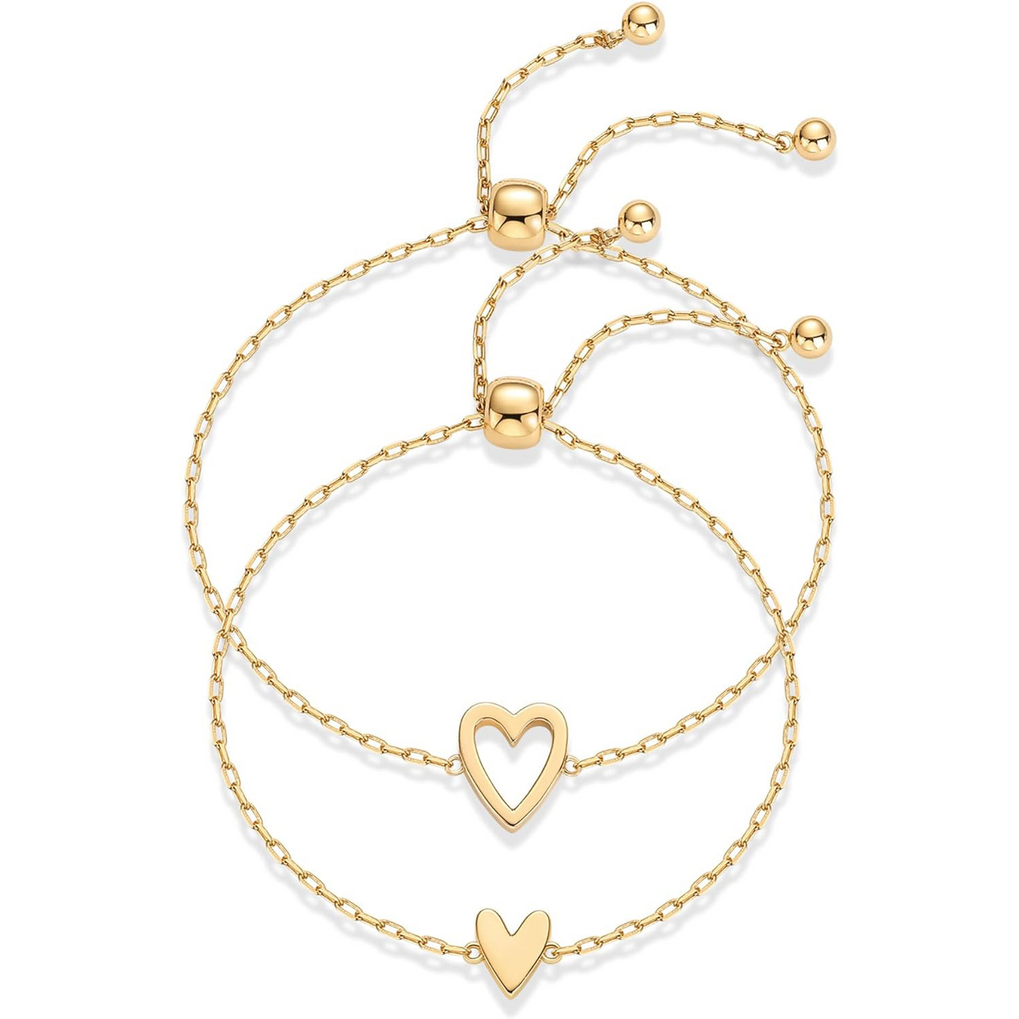 Mother & Daughter Forever Together Heart bracelet