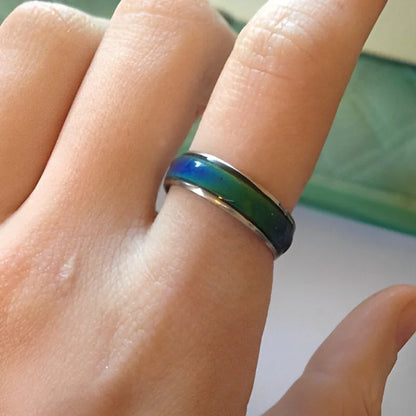 EMOTION TEMPERATURE COLOUR CHANGING MOOD RING