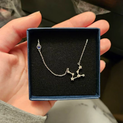 Custom Birthstone & Zodiac Necklace