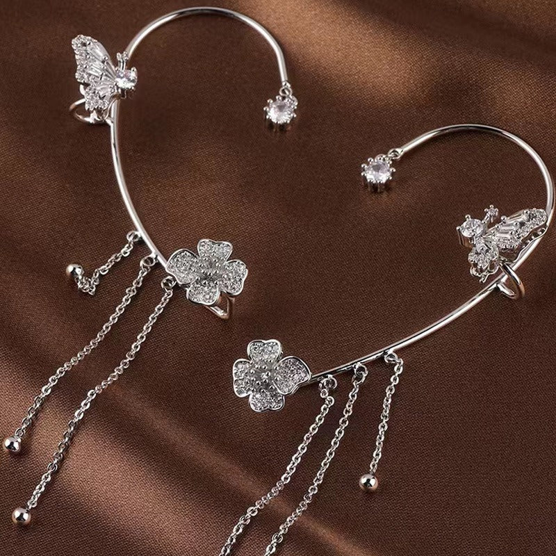 Butterfly Tassel Style Zircon Earrings | Perfect Gift