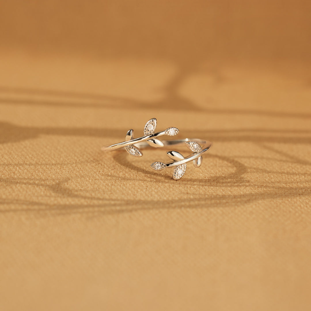 Be-Leaf In Yourself Leaf Ring