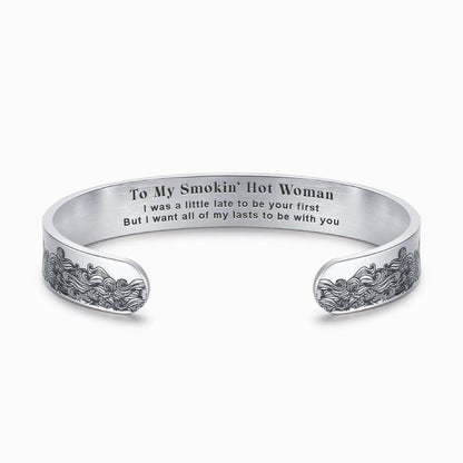 To My Wife, I Want All Of My Lasts To Be With You Bracelet