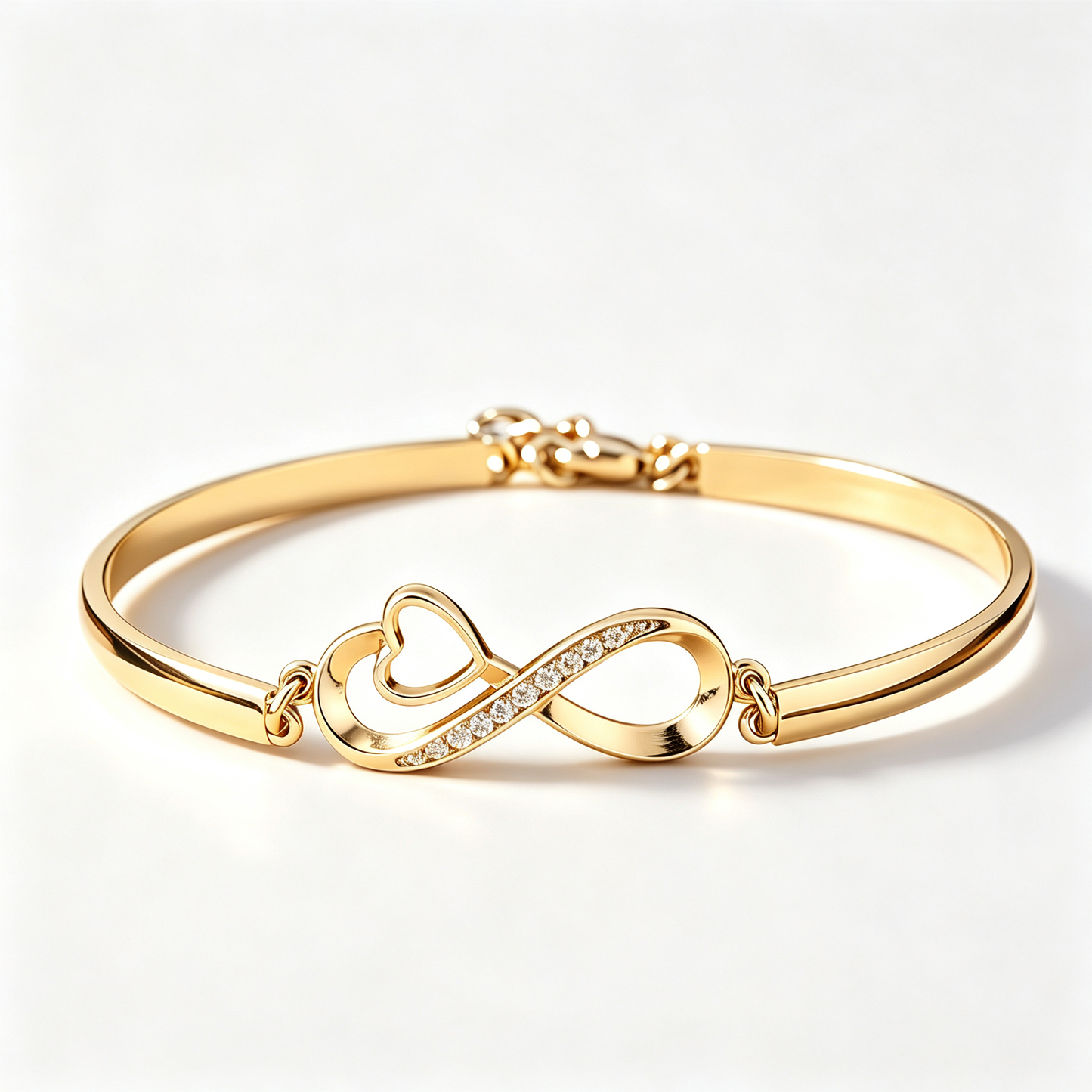 To My Daughter- Keep Me In Your Heart Infinity Bracelet