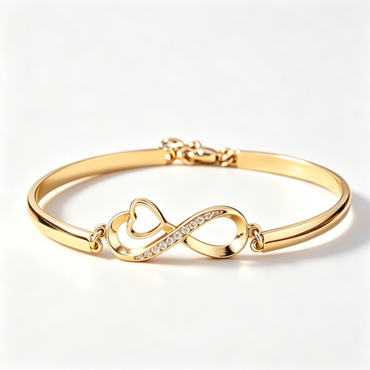 To My Daughter- Keep Me In Your Heart Infinity Bracelet