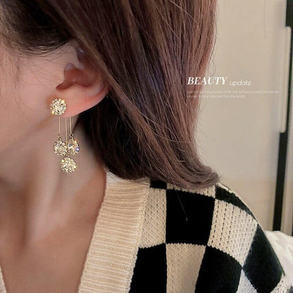 🌸2024 Spring Hot Sale✨Crystal string earrings