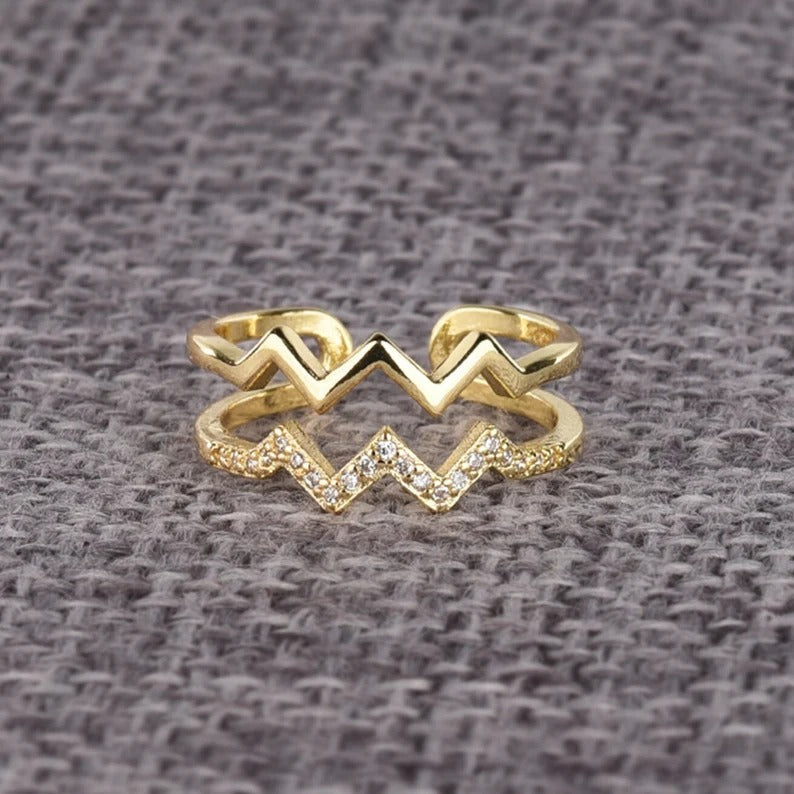 🎁Christmas Sale🎄To My Daughter 'Highs and Lows' Ring