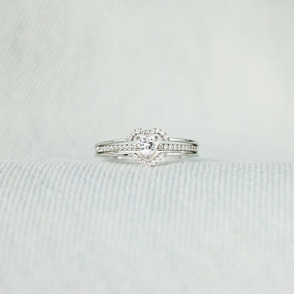 For Daughter - You Are Always In Mine Layered Heart S925 Ring