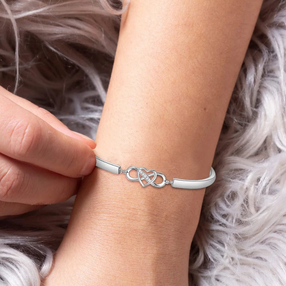 To My Daughter-In-Law | You Are Also My Daughter-In-Heart | Infinity Heart Bracelet
