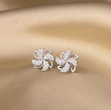 🌸Rotating Windmill Zircon Earrings