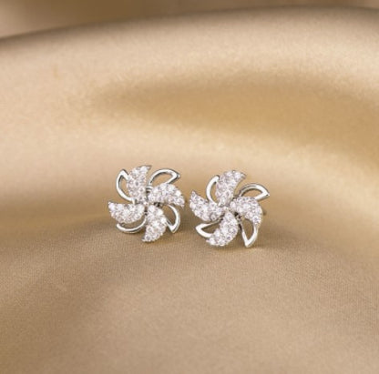 🌸Rotating Windmill Zircon Earrings