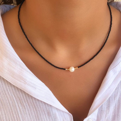 For Granddaughter - I am so proud of you freshwater pearl necklace