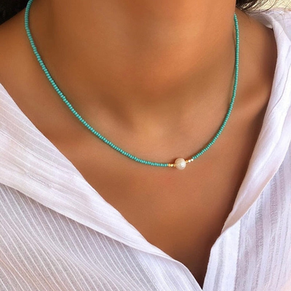 For Granddaughter - I am so proud of you freshwater pearl necklace