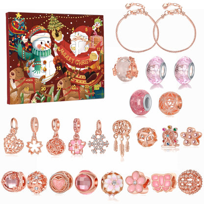 🎄24 DAYS OF CHRISTMAS ADVENT CALENDAR BRACELETS SET