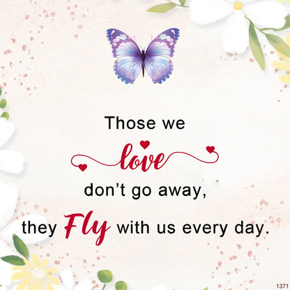 For Memoria- They Fly With Us Custom Birthstones Butterfly Ring