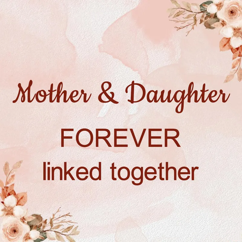 Mother&Daughter Double Heart Custom Birthstones Bracelet