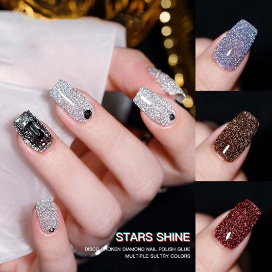 💅High Density Glitter Nail Gel Polish