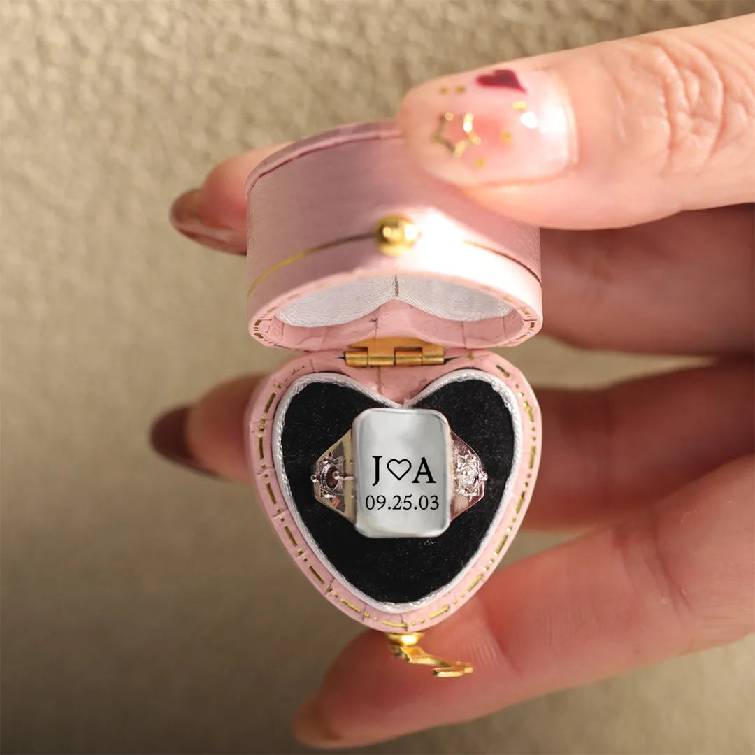 BELOVE CUSTOM INITIAL & SPECIAL DATE RING
