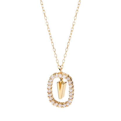Diamond Alphabet Necklace - Define It By You