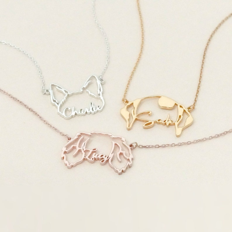 🐾 Personalised Pet Necklace with Name
