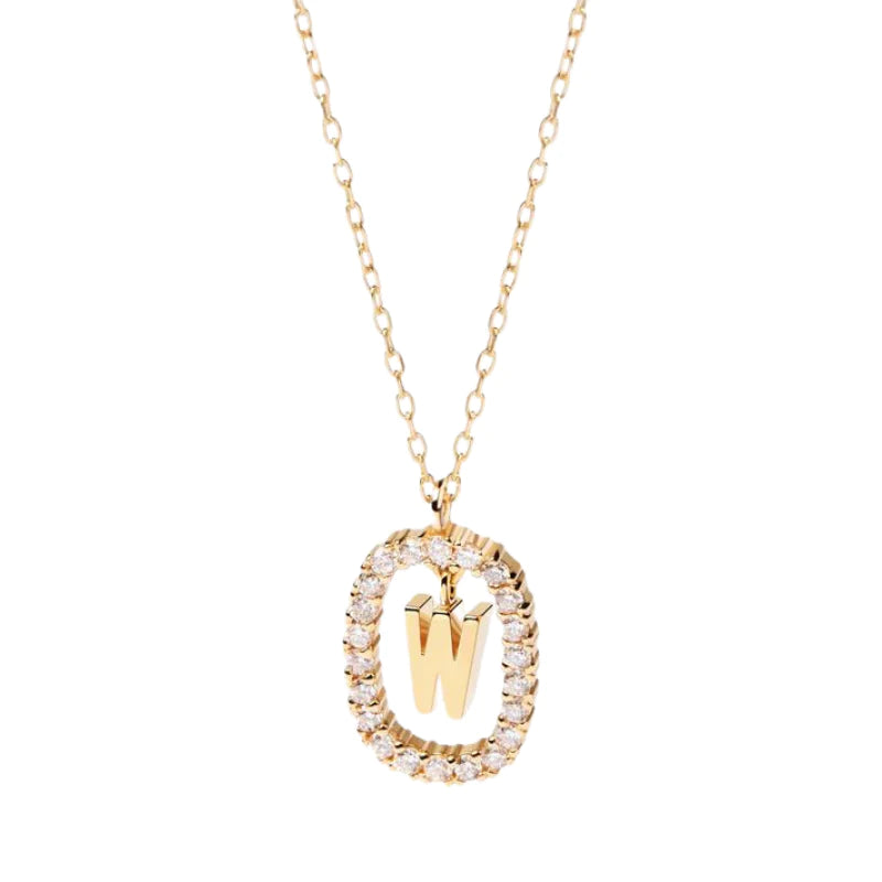 Diamond Alphabet Necklace - Define It By You