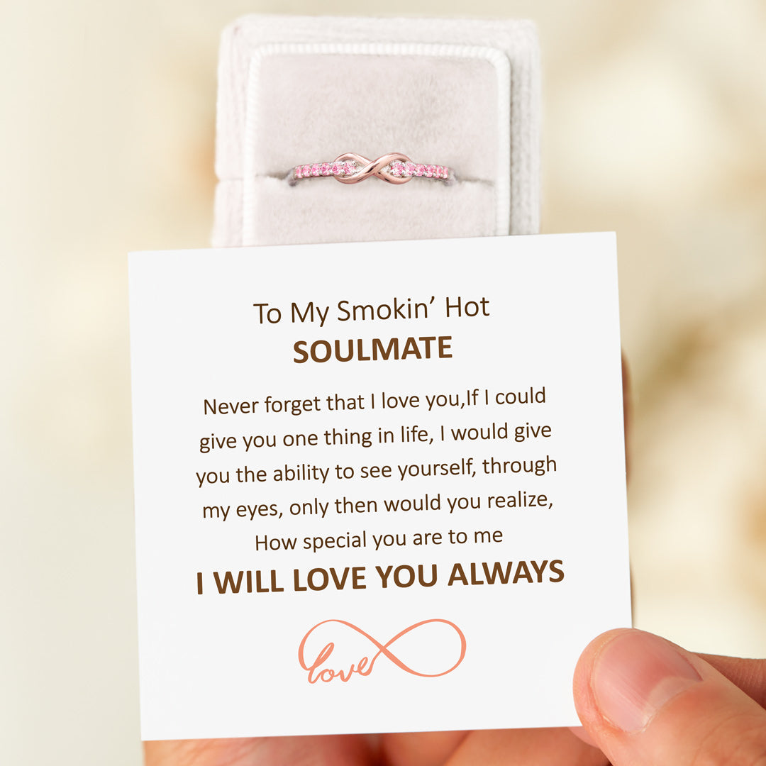 Smokin' Hot Soulmate Infinity Ring S925
