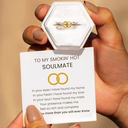 My Smokin' Hot Soulmate Interlocking Ring