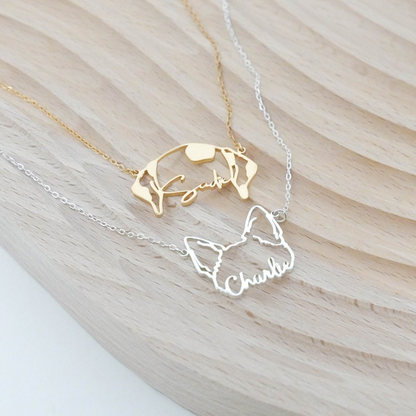 🐾 Personalised Pet Necklace with Name