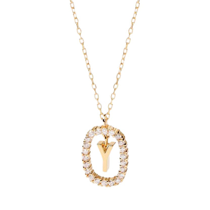 Diamond Alphabet Necklace - Define It By You