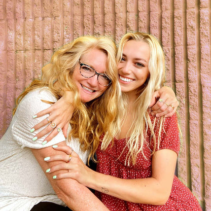 Thank You Mom Pavé Floral Ring