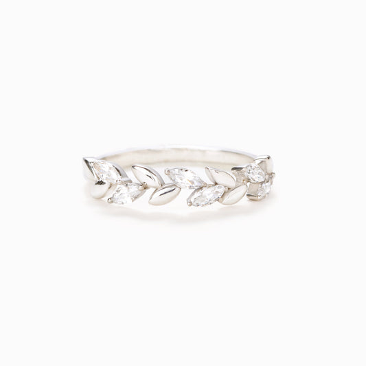 Be-Leaf In Yourself Leaf Branch Ring