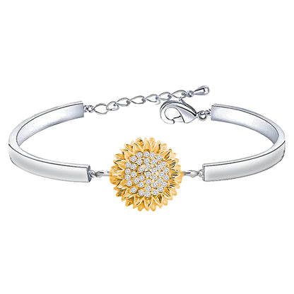 For Granddaughter - Sunflower Three-section Bracelet