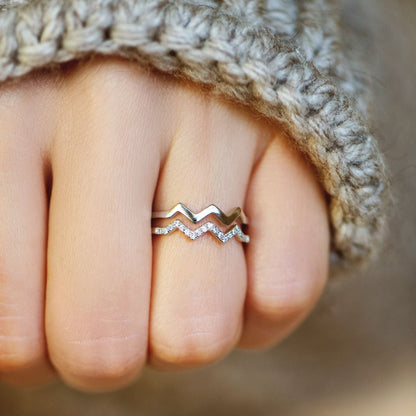 🎁Christmas Sale🎄To My Daughter 'Highs and Lows' Ring