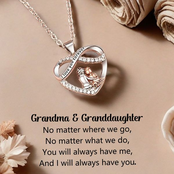 For Granddaughter - I Will Always Be By Your Side Necklace